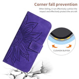 Skin Feel Sun Flower Embossed Flip Leather Phone Case with Lanyard, For Xiaomi 15, For Xiaomi 14T Pro 5G Global, For Xiaomi 14T 5G Global