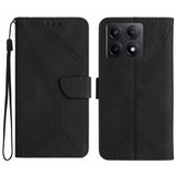 Stitching Embossed Leather Phone Case, For Xiaomi 15 Ultra, For Xiaomi Poco X7 Pro, For Xiaomi 15 Pro, For Xiaomi 15, For Xiaomi 14T Pro 5G Global, For Xiaomi 14T 5G Global