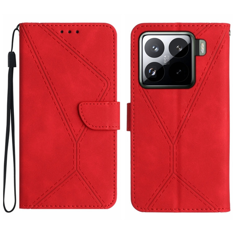 Stitching Embossed Leather Phone Case, For Xiaomi 15 Ultra, For Xiaomi Poco X7 Pro, For Xiaomi 15 Pro, For Xiaomi 15, For Xiaomi 14T Pro 5G Global, For Xiaomi 14T 5G Global