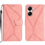 Stitching Embossed Leather Phone Case, For Xiaomi 15T, For Xiaomi 15 Ultra, For Xiaomi Poco X7 Pro, For Xiaomi 15 Pro, For Xiaomi 15, For Xiaomi 14T Pro 5G Global, For Xiaomi 14T 5G Global