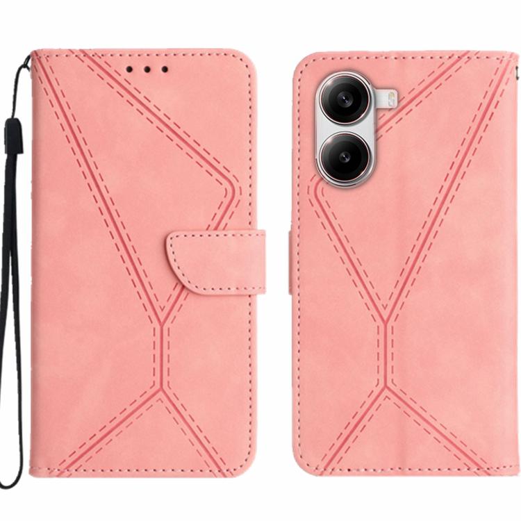 Stitching Embossed Leather Phone Case, For Xiaomi 15T, For Xiaomi 15 Ultra, For Xiaomi Poco X7 Pro, For Xiaomi 15 Pro, For Xiaomi 15, For Xiaomi 14T Pro 5G Global, For Xiaomi 14T 5G Global
