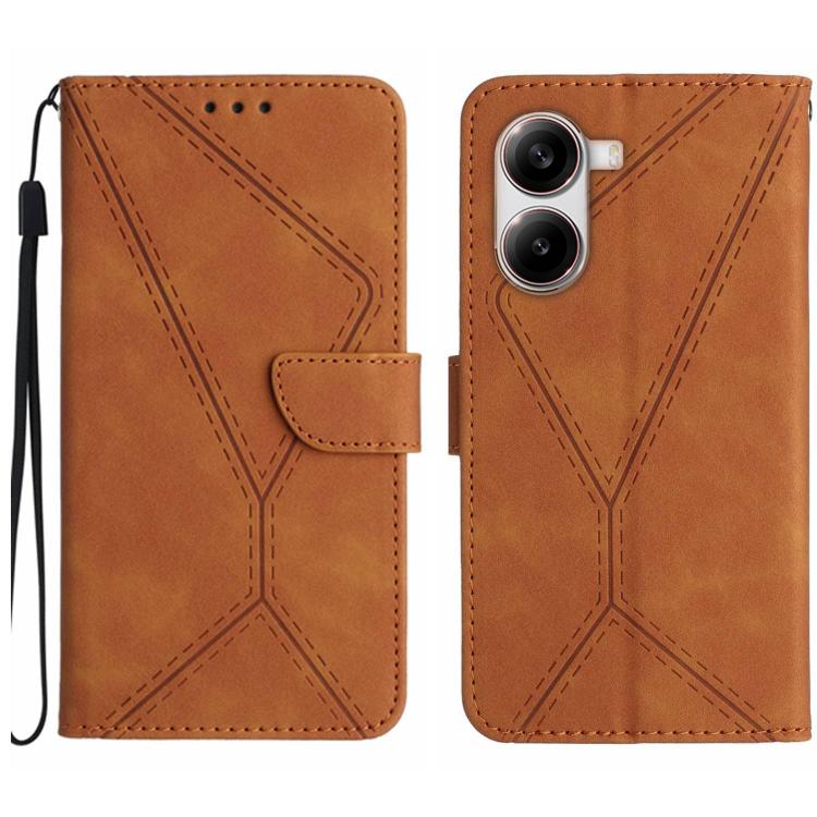 Stitching Embossed Leather Phone Case, For Xiaomi 15T, For Xiaomi 15 Ultra, For Xiaomi Poco X7 Pro, For Xiaomi 15 Pro, For Xiaomi 15, For Xiaomi 14T Pro 5G Global, For Xiaomi 14T 5G Global