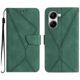Stitching Embossed Leather Phone Case, For Xiaomi 15T, For Xiaomi 15 Ultra, For Xiaomi Poco X7 Pro, For Xiaomi 15 Pro, For Xiaomi 15, For Xiaomi 14T Pro 5G Global, For Xiaomi 14T 5G Global
