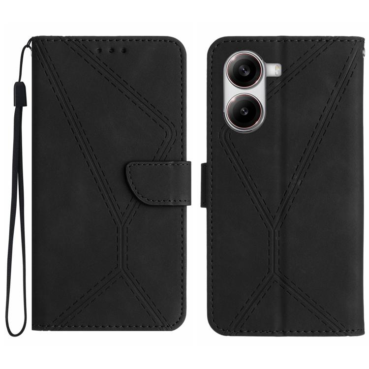 Stitching Embossed Leather Phone Case, For Xiaomi 15T, For Xiaomi 15 Ultra, For Xiaomi Poco X7 Pro, For Xiaomi 15 Pro, For Xiaomi 15, For Xiaomi 14T Pro 5G Global, For Xiaomi 14T 5G Global