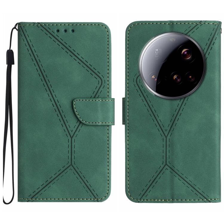 Stitching Embossed Leather Phone Case, For Xiaomi 15T, For Xiaomi 15 Ultra, For Xiaomi Poco X7 Pro, For Xiaomi 15 Pro, For Xiaomi 15, For Xiaomi 14T Pro 5G Global, For Xiaomi 14T 5G Global