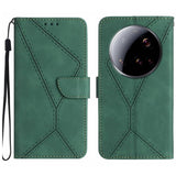 Stitching Embossed Leather Phone Case, For Xiaomi 15T, For Xiaomi 15 Ultra, For Xiaomi Poco X7 Pro, For Xiaomi 15 Pro, For Xiaomi 15, For Xiaomi 14T Pro 5G Global, For Xiaomi 14T 5G Global