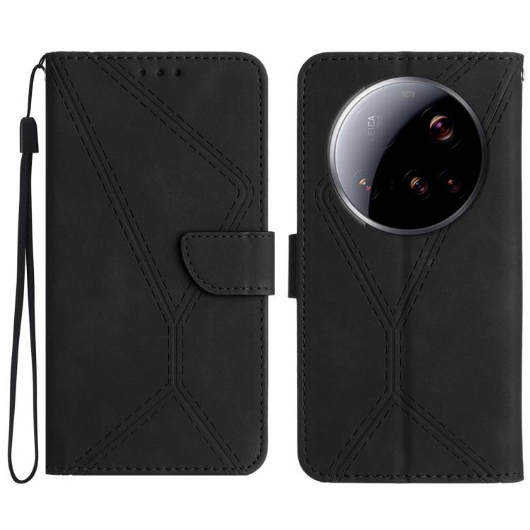 Stitching Embossed Leather Phone Case, For Xiaomi 15T, For Xiaomi 15 Ultra, For Xiaomi Poco X7 Pro, For Xiaomi 15 Pro, For Xiaomi 15, For Xiaomi 14T Pro 5G Global, For Xiaomi 14T 5G Global