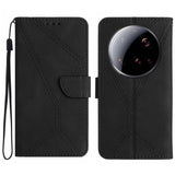 Stitching Embossed Leather Phone Case, For Xiaomi 15T, For Xiaomi 15 Ultra, For Xiaomi Poco X7 Pro, For Xiaomi 15 Pro, For Xiaomi 15, For Xiaomi 14T Pro 5G Global, For Xiaomi 14T 5G Global