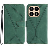 Stitching Embossed Leather Phone Case, For Xiaomi 15T, For Xiaomi 15 Ultra, For Xiaomi Poco X7 Pro, For Xiaomi 15 Pro, For Xiaomi 15, For Xiaomi 14T Pro 5G Global, For Xiaomi 14T 5G Global