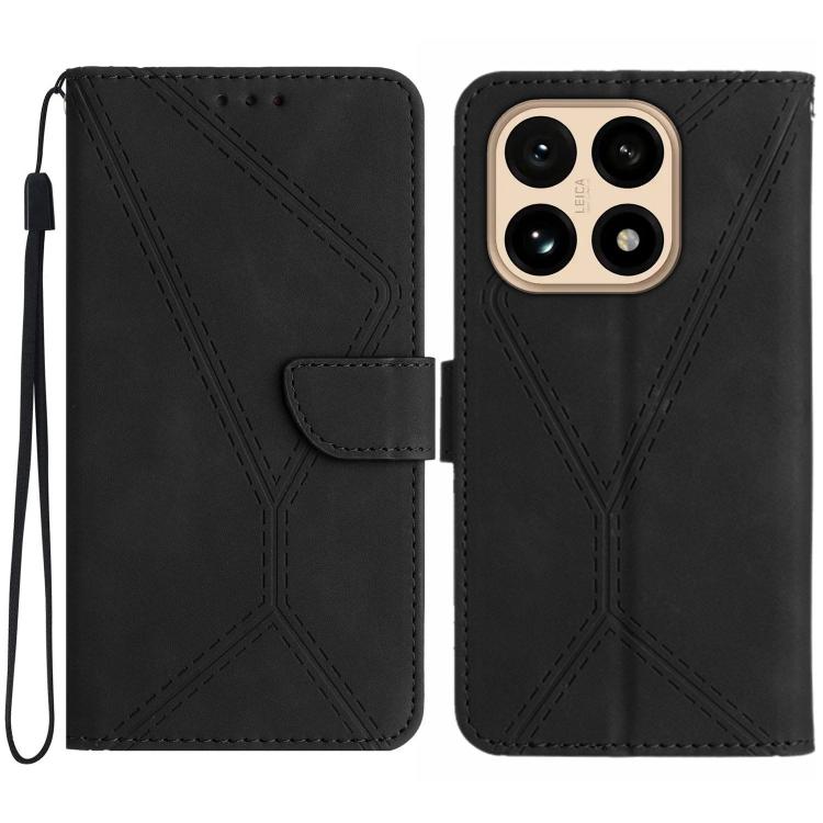 Stitching Embossed Leather Phone Case, For Xiaomi 15T, For Xiaomi 15 Ultra, For Xiaomi Poco X7 Pro, For Xiaomi 15 Pro, For Xiaomi 15, For Xiaomi 14T Pro 5G Global, For Xiaomi 14T 5G Global