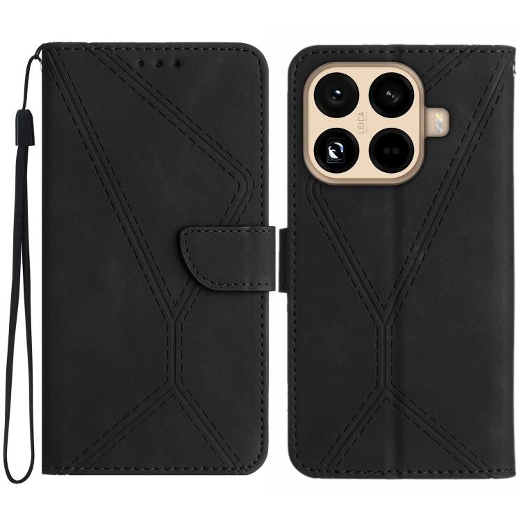 Stitching Embossed Leather Phone Case, For Xiaomi 17T 5G, For Xiaomi Poco X8 Pro 5G, For Xiaomi 17 Pro Max, For Xiaomi 17 Pro, For Xiaomi 17, For Xiaomi Poco M7 4G 169mm, For Xiaomi 15T Pro, For Xiaomi 15T