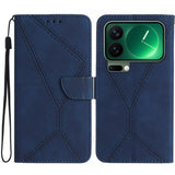 Stitching Embossed Leather Phone Case, For Xiaomi 17T 5G, For Xiaomi Poco X8 Pro 5G, For Xiaomi 17 Pro Max, For Xiaomi 17 Pro, For Xiaomi 17, For Xiaomi Poco M7 4G 169mm, For Xiaomi 15T Pro, For Xiaomi 15T