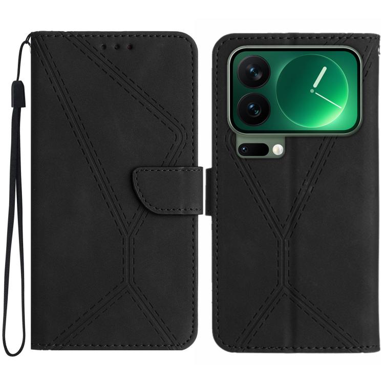 Stitching Embossed Leather Phone Case, For Xiaomi 17T 5G, For Xiaomi Poco X8 Pro 5G, For Xiaomi 17 Pro Max, For Xiaomi 17 Pro, For Xiaomi 17, For Xiaomi Poco M7 4G 169mm, For Xiaomi 15T Pro, For Xiaomi 15T