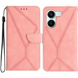 Stitching Embossed Leather Phone Case, For Xiaomi 17T Pro 5G, For Xiaomi 17T 5G, For Xiaomi Poco X8 Pro 5G, For Xiaomi 17 Pro Max, For Xiaomi 17 Pro, For Xiaomi 17, For Xiaomi Poco M7 4G 169mm, For Xiaomi 15T Pro