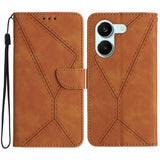 Stitching Embossed Leather Phone Case, For Xiaomi 17T Pro 5G, For Xiaomi 17T 5G, For Xiaomi Poco X8 Pro 5G, For Xiaomi 17 Pro Max, For Xiaomi 17 Pro, For Xiaomi 17, For Xiaomi Poco M7 4G 169mm, For Xiaomi 15T Pro