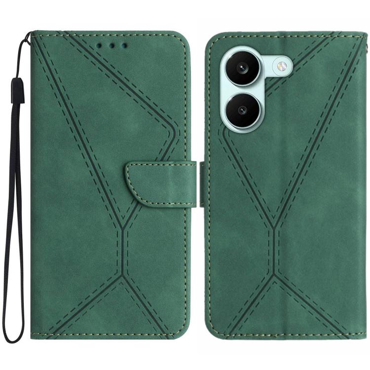Stitching Embossed Leather Phone Case, For Xiaomi 17T Pro 5G, For Xiaomi 17T 5G, For Xiaomi Poco X8 Pro 5G, For Xiaomi 17 Pro Max, For Xiaomi 17 Pro, For Xiaomi 17, For Xiaomi Poco M7 4G 169mm, For Xiaomi 15T Pro