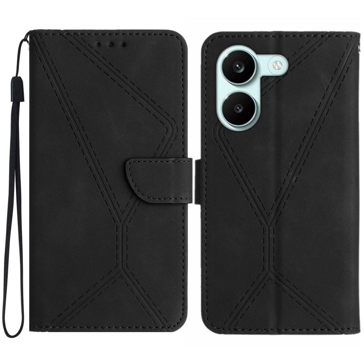 Stitching Embossed Leather Phone Case, For Xiaomi 17T Pro 5G, For Xiaomi 17T 5G, For Xiaomi Poco X8 Pro 5G, For Xiaomi 17 Pro Max, For Xiaomi 17 Pro, For Xiaomi 17, For Xiaomi Poco M7 4G 169mm, For Xiaomi 15T Pro