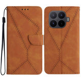 Stitching Embossed Leather Phone Case, For Xiaomi 17T Pro 5G, For Xiaomi 17T 5G, For Xiaomi Poco X8 Pro 5G, For Xiaomi 17 Pro Max, For Xiaomi 17 Pro, For Xiaomi 17, For Xiaomi Poco M7 4G 169mm, For Xiaomi 15T Pro