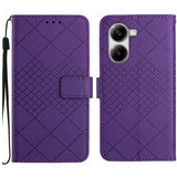 Rhombic Grid Texture Leather Phone Case, For Xiaomi 15T, For Xiaomi 15 Ultra, For Xiaomi Poco X7 Pro, For Xiaomi 15 Pro, For Xiaomi 15, For Xiaomi 14T Pro 5G Global, For Xiaomi 14T 5G Global
