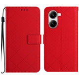 Rhombic Grid Texture Leather Phone Case, For Xiaomi 15T, For Xiaomi 15 Ultra, For Xiaomi Poco X7 Pro, For Xiaomi 15 Pro, For Xiaomi 15, For Xiaomi 14T Pro 5G Global, For Xiaomi 14T 5G Global
