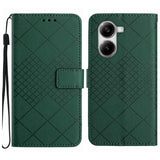 Rhombic Grid Texture Leather Phone Case, For Xiaomi 15T, For Xiaomi 15 Ultra, For Xiaomi Poco X7 Pro, For Xiaomi 15 Pro, For Xiaomi 15, For Xiaomi 14T Pro 5G Global, For Xiaomi 14T 5G Global