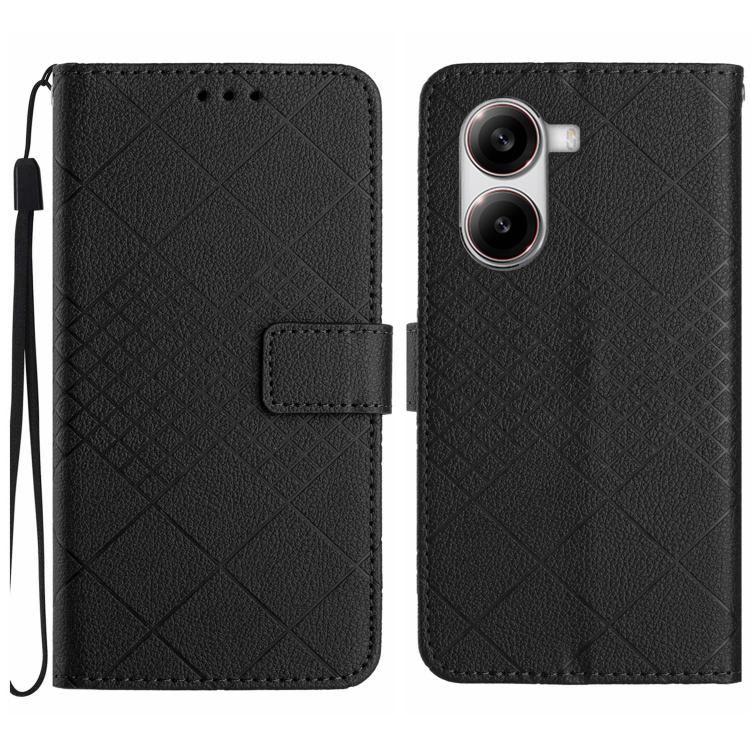 Rhombic Grid Texture Leather Phone Case, For Xiaomi 15T, For Xiaomi 15 Ultra, For Xiaomi Poco X7 Pro, For Xiaomi 15 Pro, For Xiaomi 15, For Xiaomi 14T Pro 5G Global, For Xiaomi 14T 5G Global