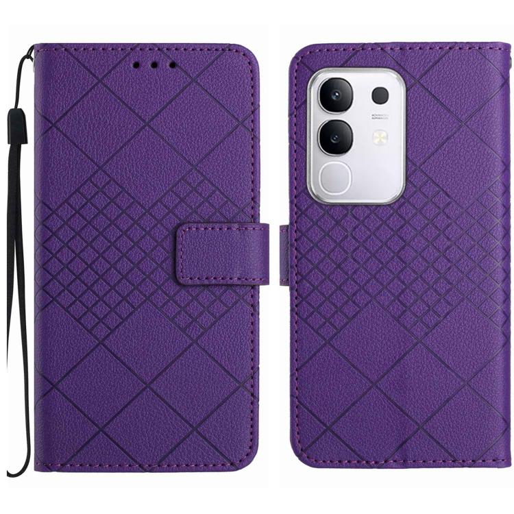 Rhombic Grid Texture Leather Phone Case, For Xiaomi 15T, For Xiaomi 15 Ultra, For Xiaomi Poco X7 Pro, For Xiaomi 15 Pro, For Xiaomi 15, For Xiaomi 14T Pro 5G Global, For Xiaomi 14T 5G Global