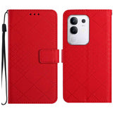 Rhombic Grid Texture Leather Phone Case, For Xiaomi 15T, For Xiaomi 15 Ultra, For Xiaomi Poco X7 Pro, For Xiaomi 15 Pro, For Xiaomi 15, For Xiaomi 14T Pro 5G Global, For Xiaomi 14T 5G Global
