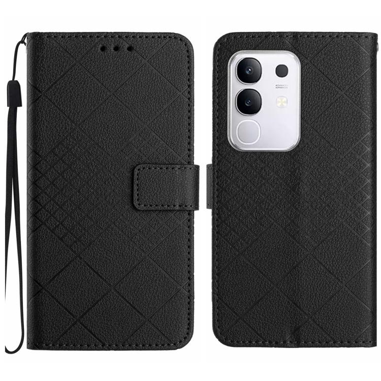 Rhombic Grid Texture Leather Phone Case, For Xiaomi 15T, For Xiaomi 15 Ultra, For Xiaomi Poco X7 Pro, For Xiaomi 15 Pro, For Xiaomi 15, For Xiaomi 14T Pro 5G Global, For Xiaomi 14T 5G Global