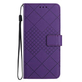 Rhombic Grid Texture Leather Phone Case, For Xiaomi 15T, For Xiaomi 15 Ultra, For Xiaomi Poco X7 Pro, For Xiaomi 15 Pro, For Xiaomi 15, For Xiaomi 14T Pro 5G Global, For Xiaomi 14T 5G Global