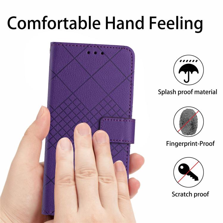 Rhombic Grid Texture Leather Phone Case, For Xiaomi 15T, For Xiaomi 15 Ultra, For Xiaomi Poco X7 Pro, For Xiaomi 15 Pro, For Xiaomi 15, For Xiaomi 14T Pro 5G Global, For Xiaomi 14T 5G Global