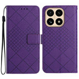 Rhombic Grid Texture Leather Phone Case, For Xiaomi 15T, For Xiaomi 15 Ultra, For Xiaomi Poco X7 Pro, For Xiaomi 15 Pro, For Xiaomi 15, For Xiaomi 14T Pro 5G Global, For Xiaomi 14T 5G Global