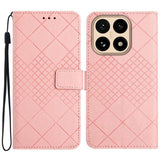 Rhombic Grid Texture Leather Phone Case, For Xiaomi 15T, For Xiaomi 15 Ultra, For Xiaomi Poco X7 Pro, For Xiaomi 15 Pro, For Xiaomi 15, For Xiaomi 14T Pro 5G Global, For Xiaomi 14T 5G Global