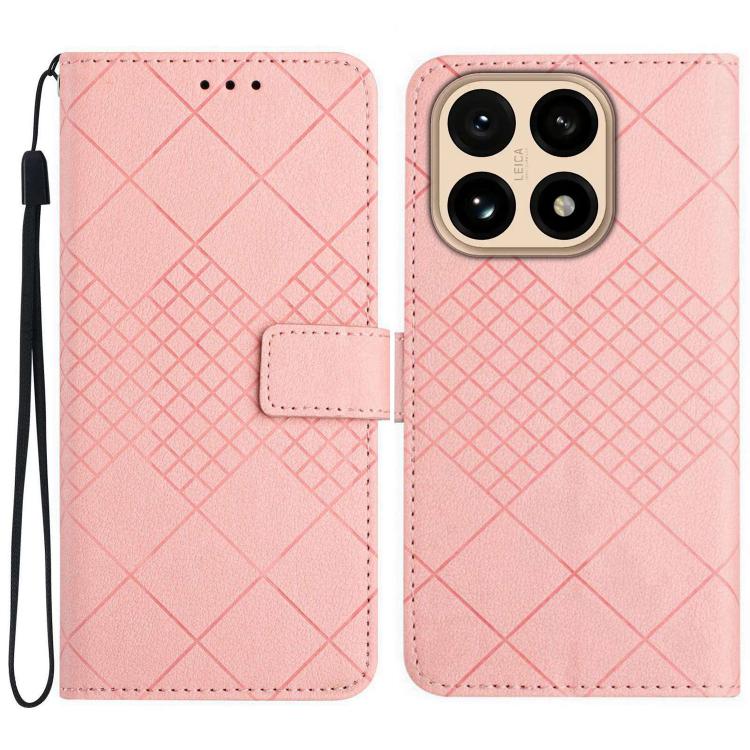 Rhombic Grid Texture Leather Phone Case, For Xiaomi 15T, For Xiaomi 15 Ultra, For Xiaomi Poco X7 Pro, For Xiaomi 15 Pro, For Xiaomi 15, For Xiaomi 14T Pro 5G Global, For Xiaomi 14T 5G Global