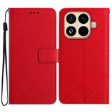 Rhombic Grid Texture Leather Phone Case, For Xiaomi 17T 5G, For Xiaomi Poco X8 Pro 5G, For Xiaomi 17 Pro Max, For Xiaomi 17 Pro, For Xiaomi 17, For Xiaomi Poco M7 4G 169mm, For Xiaomi 15T Pro, For Xiaomi 15T