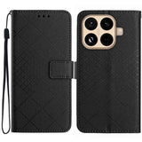 Rhombic Grid Texture Leather Phone Case, For Xiaomi 17T 5G, For Xiaomi Poco X8 Pro 5G, For Xiaomi 17 Pro Max, For Xiaomi 17 Pro, For Xiaomi 17, For Xiaomi Poco M7 4G 169mm, For Xiaomi 15T Pro, For Xiaomi 15T