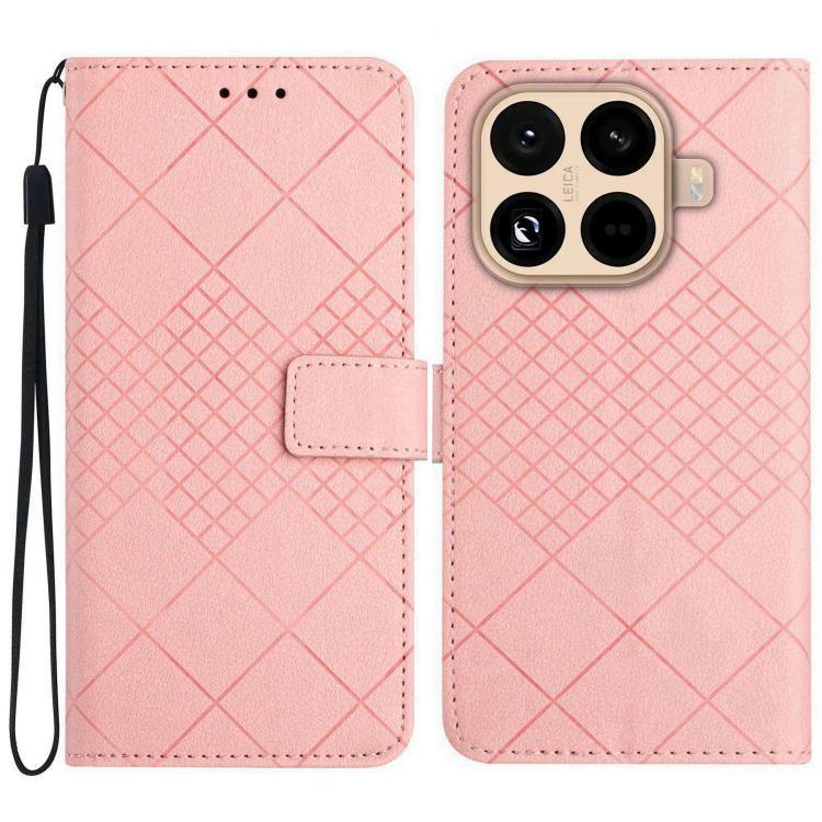 Rhombic Grid Texture Leather Phone Case, For Xiaomi 17T 5G, For Xiaomi Poco X8 Pro 5G, For Xiaomi 17 Pro Max, For Xiaomi 17 Pro, For Xiaomi 17, For Xiaomi Poco M7 4G 169mm, For Xiaomi 15T Pro, For Xiaomi 15T