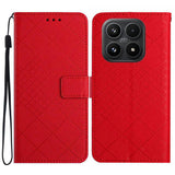 Rhombic Grid Texture Leather Phone Case, For Xiaomi 17T 5G, For Xiaomi Poco X8 Pro 5G, For Xiaomi 17 Pro Max, For Xiaomi 17 Pro, For Xiaomi 17, For Xiaomi Poco M7 4G 169mm, For Xiaomi 15T Pro, For Xiaomi 15T