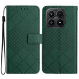 Rhombic Grid Texture Leather Phone Case, For Xiaomi 17T 5G, For Xiaomi Poco X8 Pro 5G, For Xiaomi 17 Pro Max, For Xiaomi 17 Pro, For Xiaomi 17, For Xiaomi Poco M7 4G 169mm, For Xiaomi 15T Pro, For Xiaomi 15T