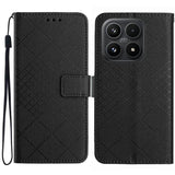 Rhombic Grid Texture Leather Phone Case, For Xiaomi 17T 5G, For Xiaomi Poco X8 Pro 5G, For Xiaomi 17 Pro Max, For Xiaomi 17 Pro, For Xiaomi 17, For Xiaomi Poco M7 4G 169mm, For Xiaomi 15T Pro, For Xiaomi 15T