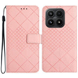 Rhombic Grid Texture Leather Phone Case, For Xiaomi 17T 5G, For Xiaomi Poco X8 Pro 5G, For Xiaomi 17 Pro Max, For Xiaomi 17 Pro, For Xiaomi 17, For Xiaomi Poco M7 4G 169mm, For Xiaomi 15T Pro, For Xiaomi 15T