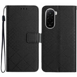 Rhombic Grid Texture Leather Phone Case, For Xiaomi 17T 5G, For Xiaomi Poco X8 Pro 5G, For Xiaomi 17 Pro Max, For Xiaomi 17 Pro, For Xiaomi 17, For Xiaomi Poco M7 4G 169mm, For Xiaomi 15T Pro, For Xiaomi 15T