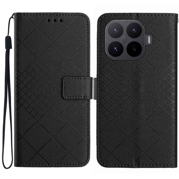 Rhombic Grid Texture Leather Phone Case, For Xiaomi 17T Pro 5G, For Xiaomi 17T 5G, For Xiaomi Poco X8 Pro 5G, For Xiaomi 17 Pro Max, For Xiaomi 17 Pro, For Xiaomi 17, For Xiaomi Poco M7 4G 169mm, For Xiaomi 15T Pro