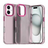 Candy PC Hybrid TPU Shockproof Phone Case, For iPhone 16 Plus, For iPhone 16, For iPhone 15 Pro Max, For iPhone 15 Pro, For iPhone 15 Plus, For iPhone 15