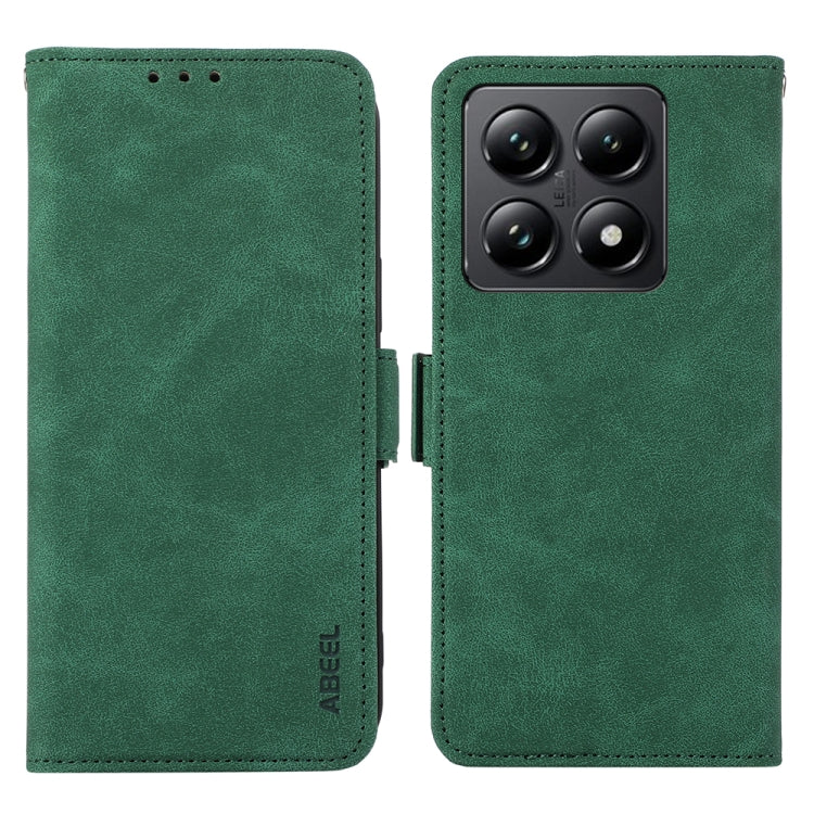 ABEEL Frosted Magnetic RFID Leather Phone Case, For Xiaomi 15 Ultra, For Xiaomi Poco X7 Pro, For Xiaomi 14T Pro, For Xiaomi 14T