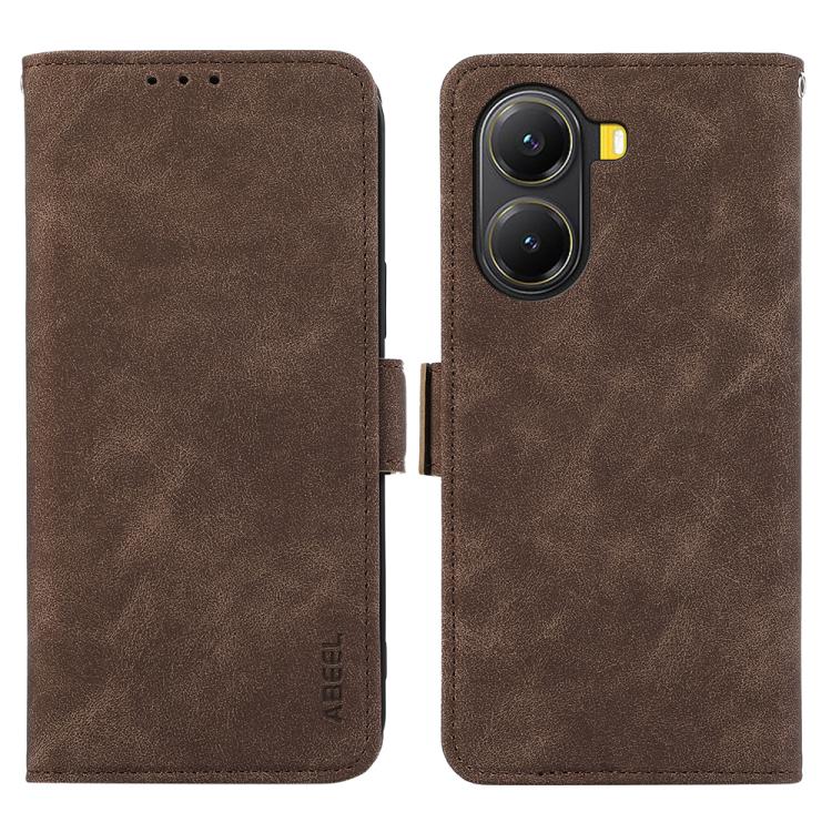 ABEEL Frosted Magnetic RFID Leather Phone Case, For Xiaomi 15 Ultra, For Xiaomi Poco X7 Pro, For Xiaomi 14T Pro, For Xiaomi 14T