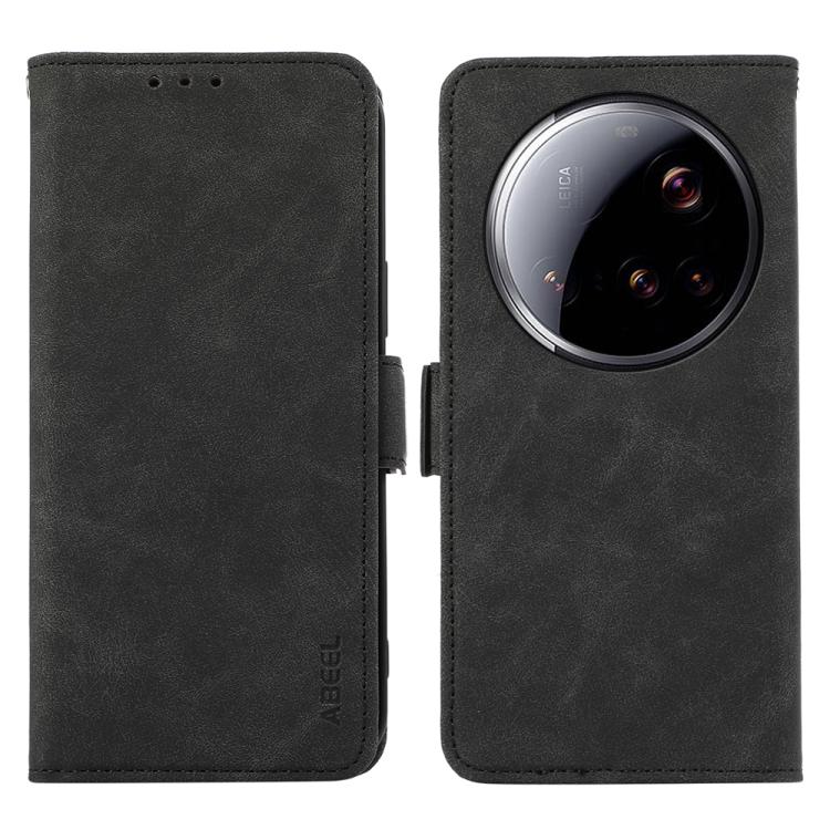 ABEEL Frosted Magnetic RFID Leather Phone Case, For Xiaomi 15 Ultra, For Xiaomi Poco X7 Pro, For Xiaomi 14T Pro, For Xiaomi 14T