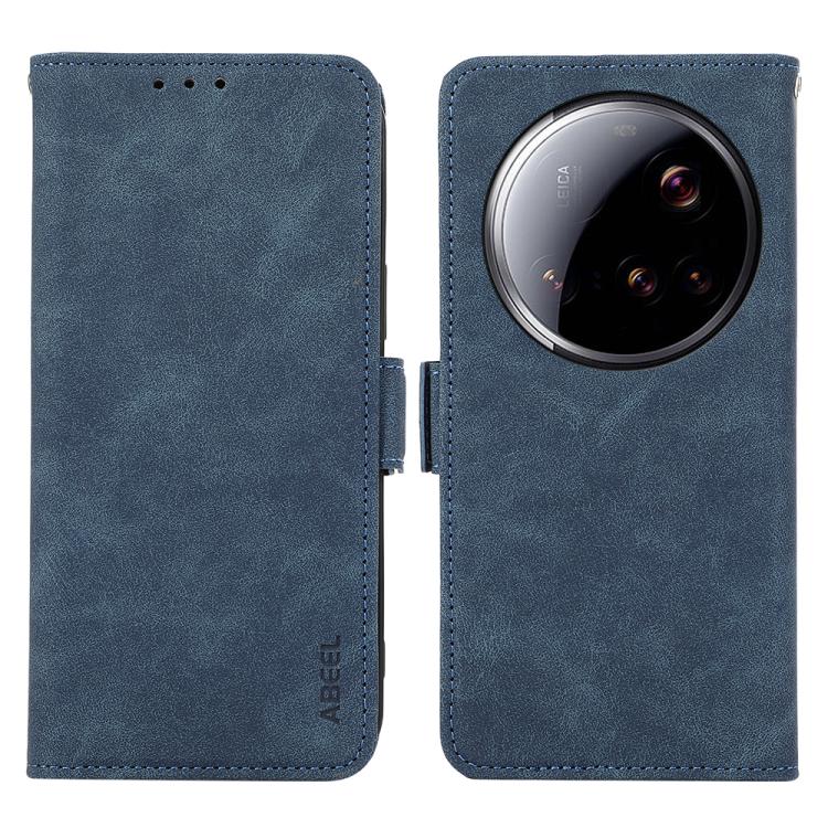 ABEEL Frosted Magnetic RFID Leather Phone Case, For Xiaomi 15 Ultra, For Xiaomi Poco X7 Pro, For Xiaomi 14T Pro, For Xiaomi 14T