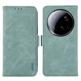 ABEEL Frosted Magnetic RFID Leather Phone Case, For Xiaomi 15 Ultra, For Xiaomi Poco X7 Pro, For Xiaomi 14T Pro, For Xiaomi 14T