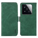 ABEEL Frosted Magnetic RFID Leather Phone Case, For Xiaomi 17T Pro 5G, For Xiaomi 17T 5G, For Xiaomi 17 Pro Max, For Xiaomi 17 Pro, For Xiaomi 17, For Xiaomi 15T Pro 5G, For Xiaomi 15T 5G, For Xiaomi Poco F7 Pro / F7 Ultra Global